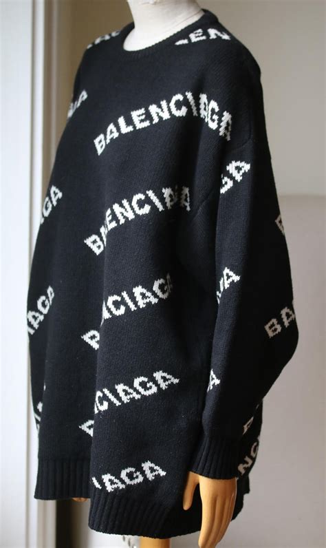 balenciaga oversized sweater.